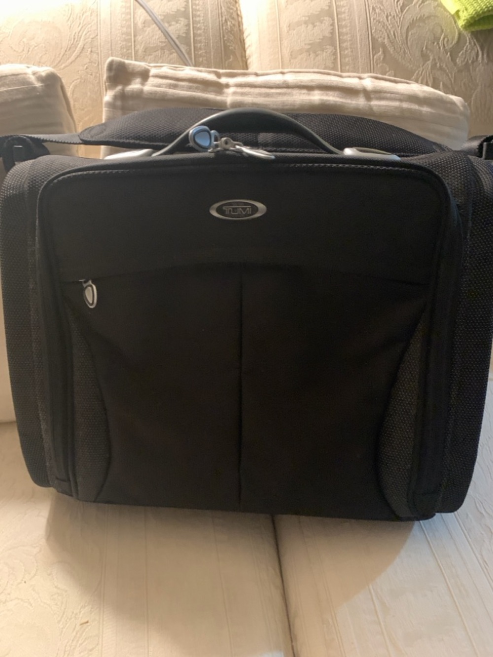 Tumi Black Men's  or women’s Laptop Briefcase with Front Organizer